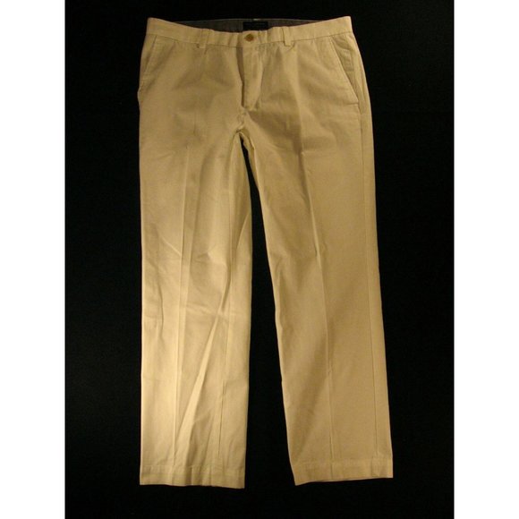 BANANA REPUBLIC Aiden Chino Men's Pants 37 x 29 MEASURED Relaxed TAG: 36 x 30 Wh - Picture 1 of 9